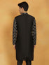 Vastramay Men's Black Cotton Blend Kurta